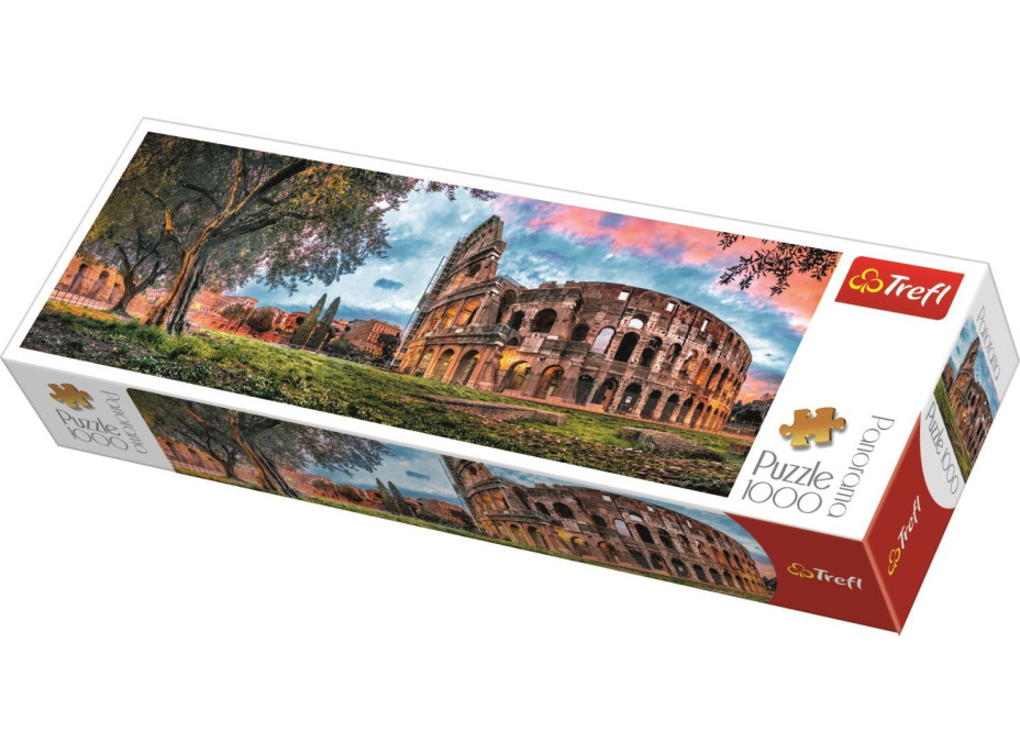 TREFL Panoramatické puzzle Koloseum za úsvitu 1000 dílků