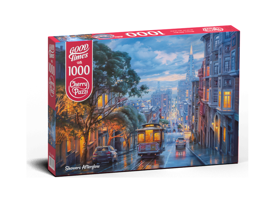 CHERRY PAZZI Puzzle Dešťové odlesky 1000 dílků