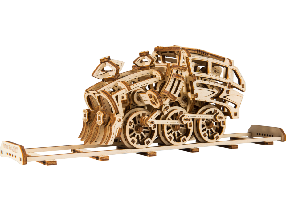 WOODEN CITY 3D puzzle Dream Express s kolejemi 220 dílů