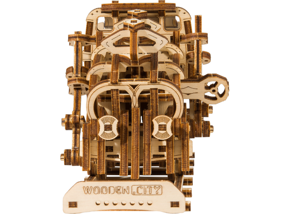 WOODEN CITY 3D puzzle Dream Express s kolejemi 220 dílů