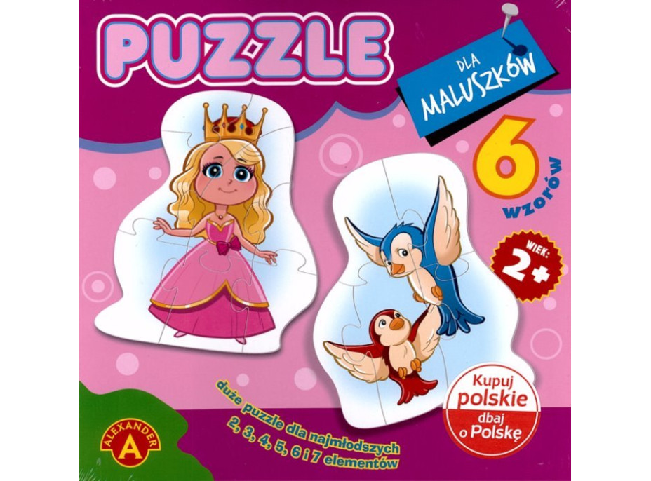 ALEXANDER Baby puzzle Princezna 6v1 (2-7 dílků)