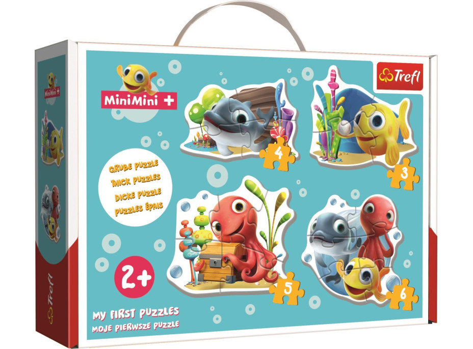 TREFL Baby puzzle Rybka MiniMini 4v1 (3,4,5,6 dílků)