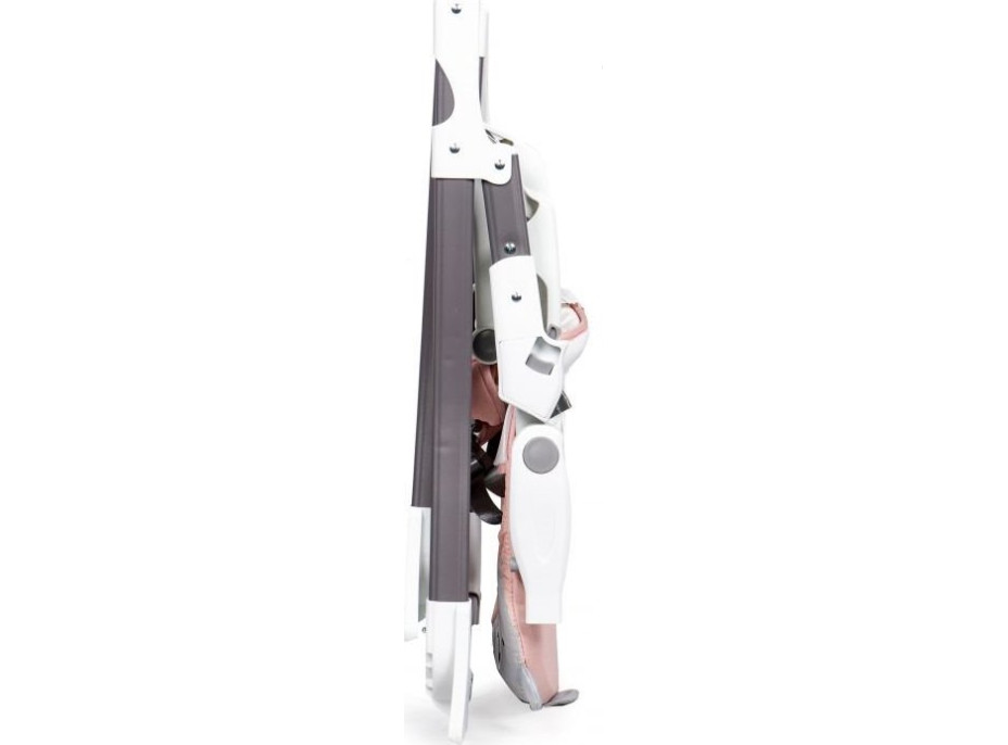 ECOTOYS Jídelní židlička 2v1 růžová