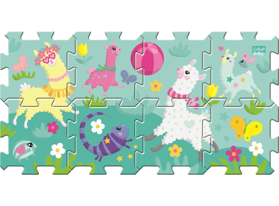TREFL Pěnové puzzle Veselé lamy