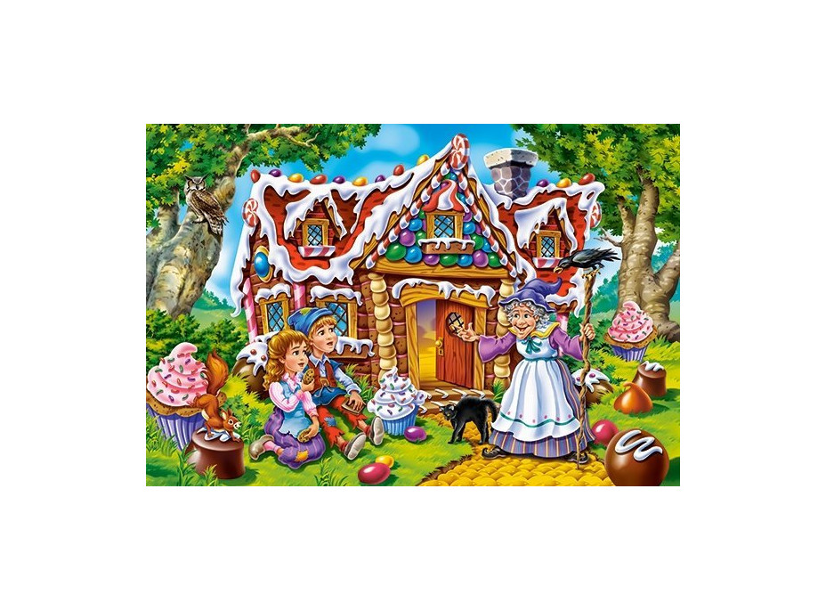 CASTORLAND Puzzle Jeníček a Mařenka MAXI 40 dílků