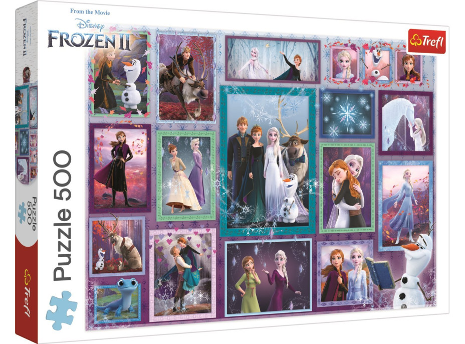 TREFL Puzzle Ledové království: Kouzelná galerie 500 dílků