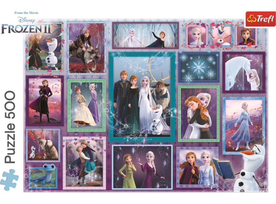 TREFL Puzzle Ledové království: Kouzelná galerie 500 dílků