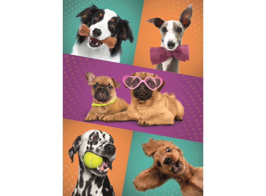 TREFL Puzzle Legrační psi 500 dílků
