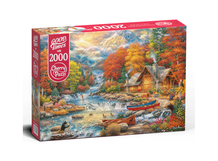 CHERRY PAZZI Puzzle Poklady ve volné přírodě 2000 dílků