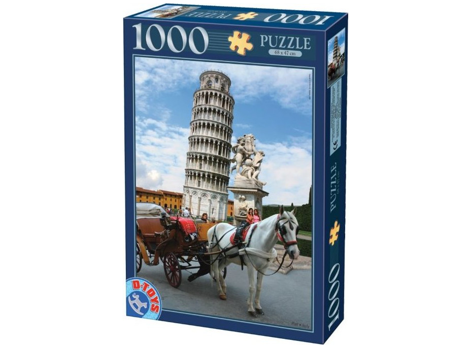 D-TOYS Puzzle Šikmá věž v Pise, Itálie 1000 dílků