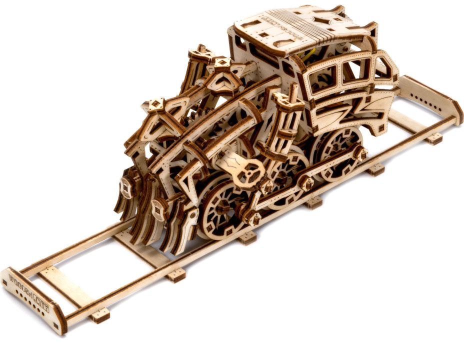 WOODEN CITY 3D puzzle Dream Express s kolejemi 220 dílů