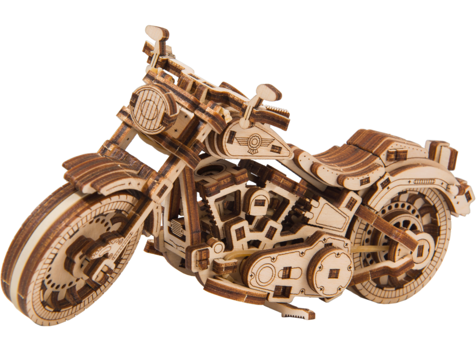 WOODEN CITY 3D puzzle Motocykl Cruiser V-Twin 168 dílů