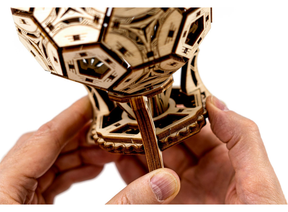 WOODEN CITY 3D puzzle Multifunkční organizér - Fotbalový míč 175 dílů