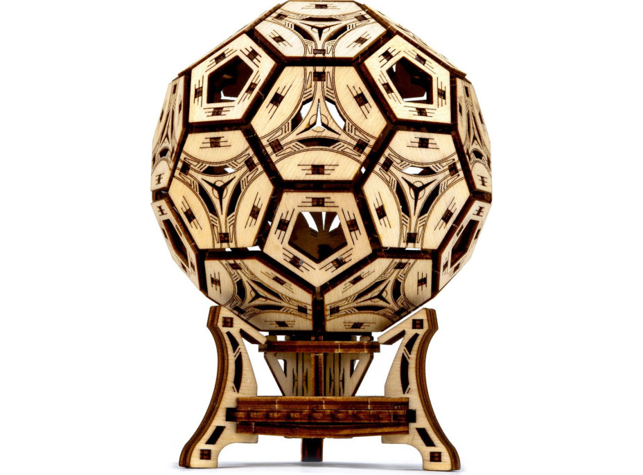 WOODEN CITY 3D puzzle Multifunkční organizér - Fotbalový míč 175 dílů