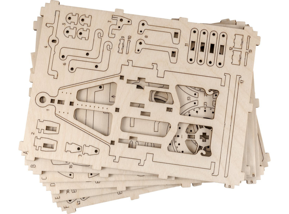 WOODEN CITY 3D puzzle Přívěs 119 dílů