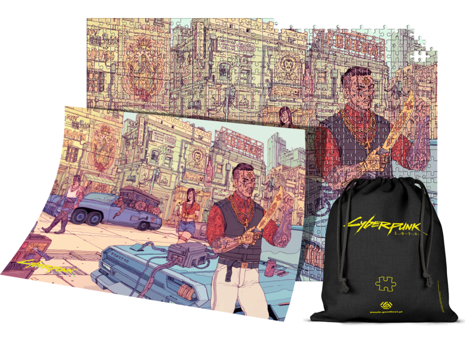 GOOD LOOT Puzzle Cyberpunk 2077 - Valentinos 1500 dílků