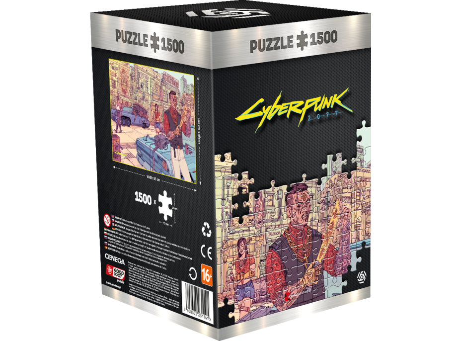 GOOD LOOT Puzzle Cyberpunk 2077 - Valentinos 1500 dílků