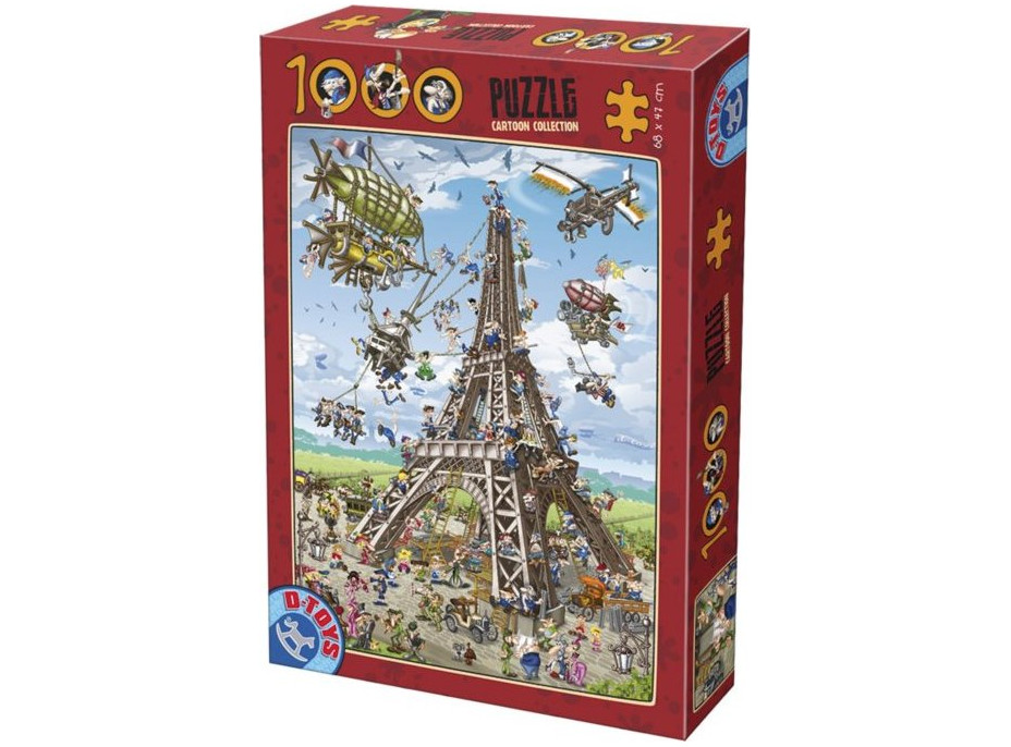 D-TOYS Puzzle Eiffelova věž 1000 dílků
