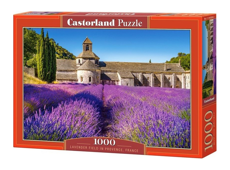 CASTORLAND Puzzle Levandulové pole v Provence, Francie 1000 dílků