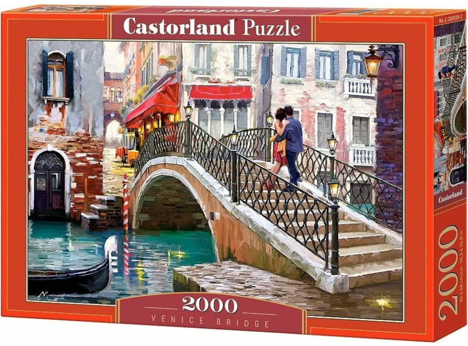 CASTORLAND Puzzle Most v Benátkách 2000 dílků