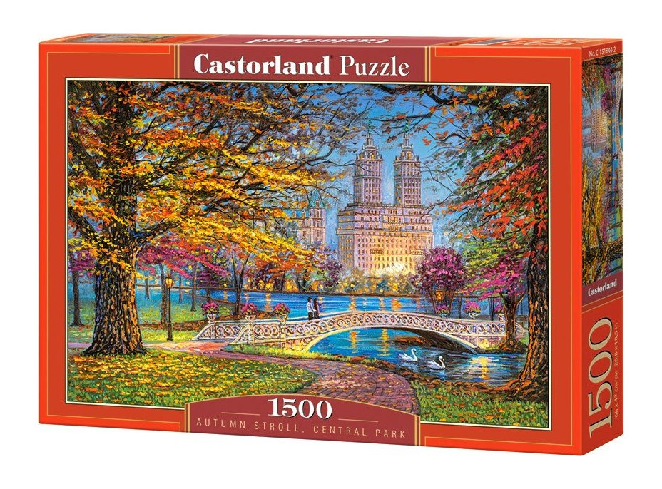 CASTORLAND Puzzle Podzimní Central Park, New York 1500 dílků