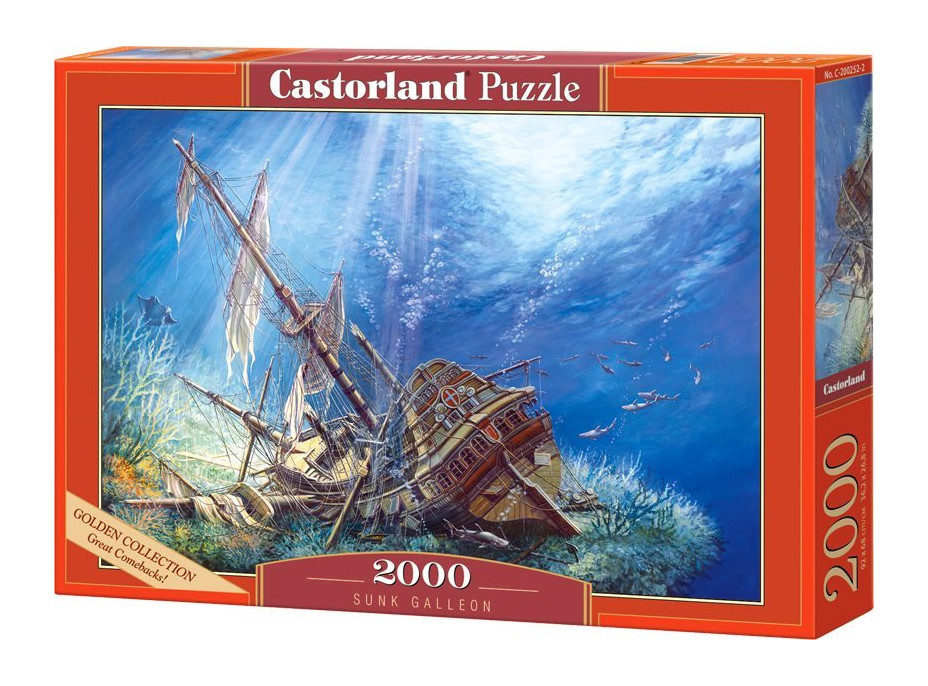 CASTORLAND Puzzle Potopená galeona 2000 dílků