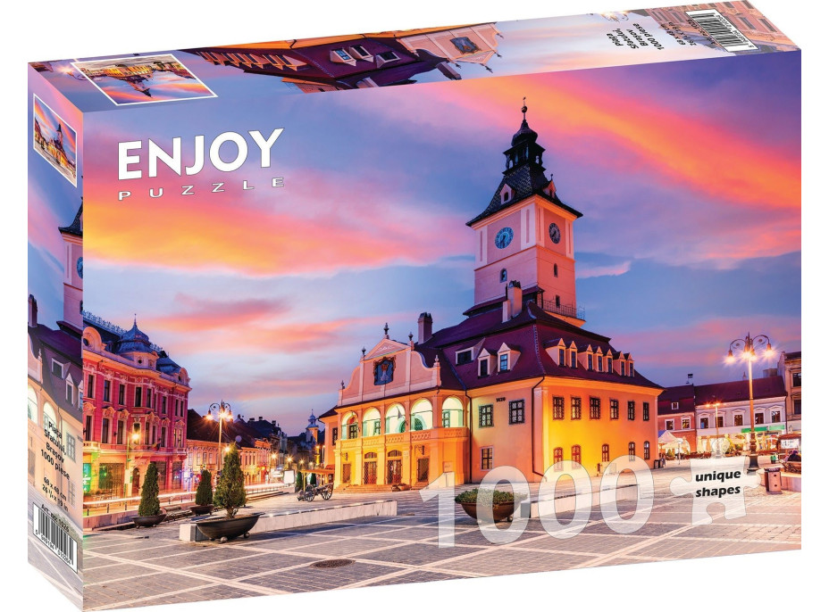 ENJOY Puzzle Radniční náměstí, Brašov, Rumunsko 1000 dílků