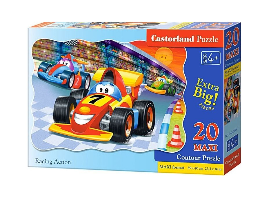 CASTORLAND Puzzle Závody MAXI 20 dílků
