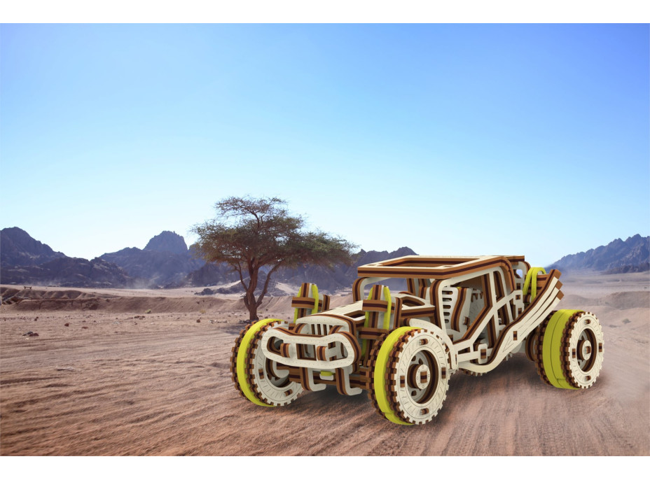 WOODEN CITY 3D puzzle Automobil Buggy 137 dílů