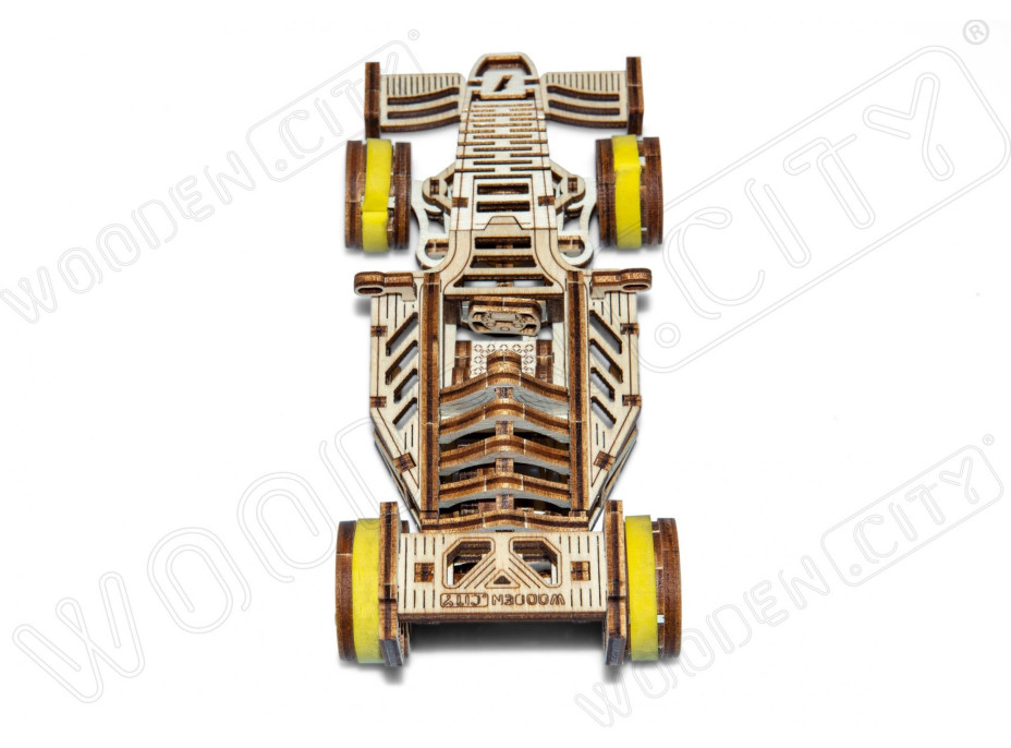 WOODEN CITY 3D puzzle Závodní vůz Bolid 108 dílů