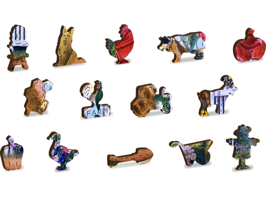 WOODEN CITY Dřevěné puzzle Skrytá zahradní konev 250 dílků EKO