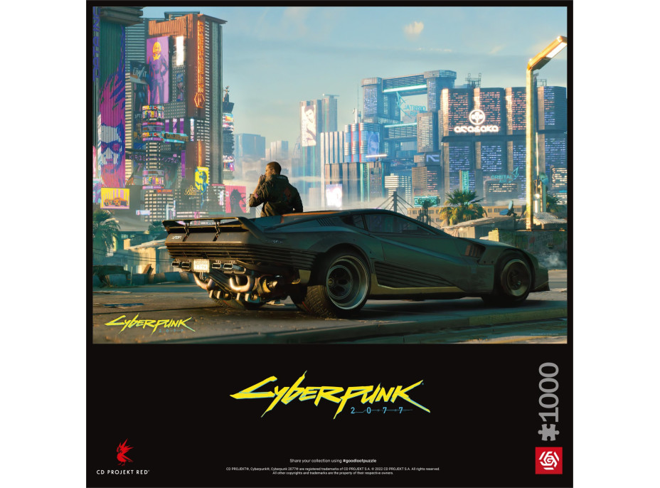 GOOD LOOT Puzzle Cyberpunk 2077: Mercenary On The Rise 1000 dílků