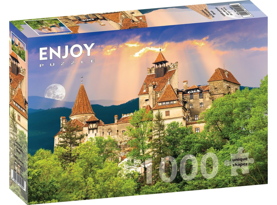ENJOY Puzzle Drákulův hrad, Bran, Rumunsko 1000 dílků