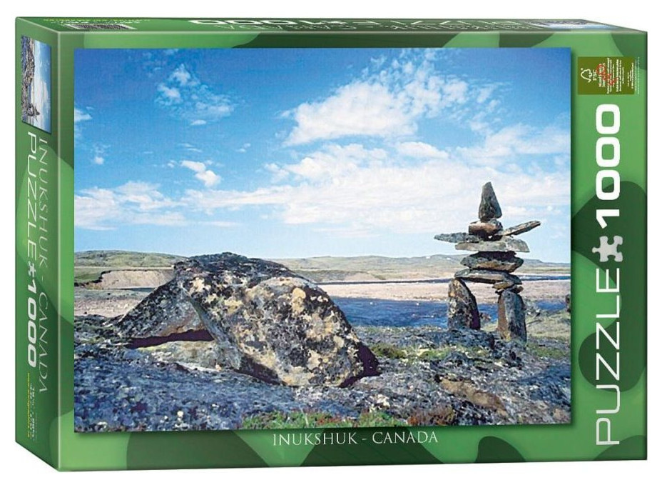 EUROGRAPHICS Puzzle Inukshuk, Kanada 1000 dílků