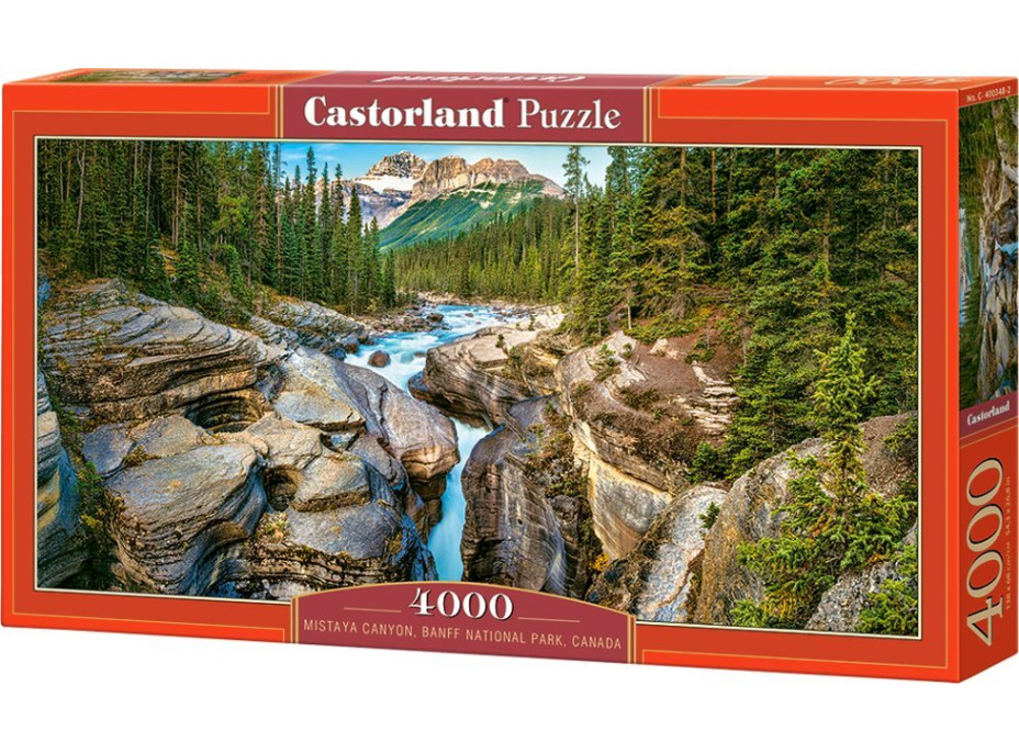 CASTORLAND Puzzle Kaňon Mistaya, Národní park Banff, Kanada 4000 dílků