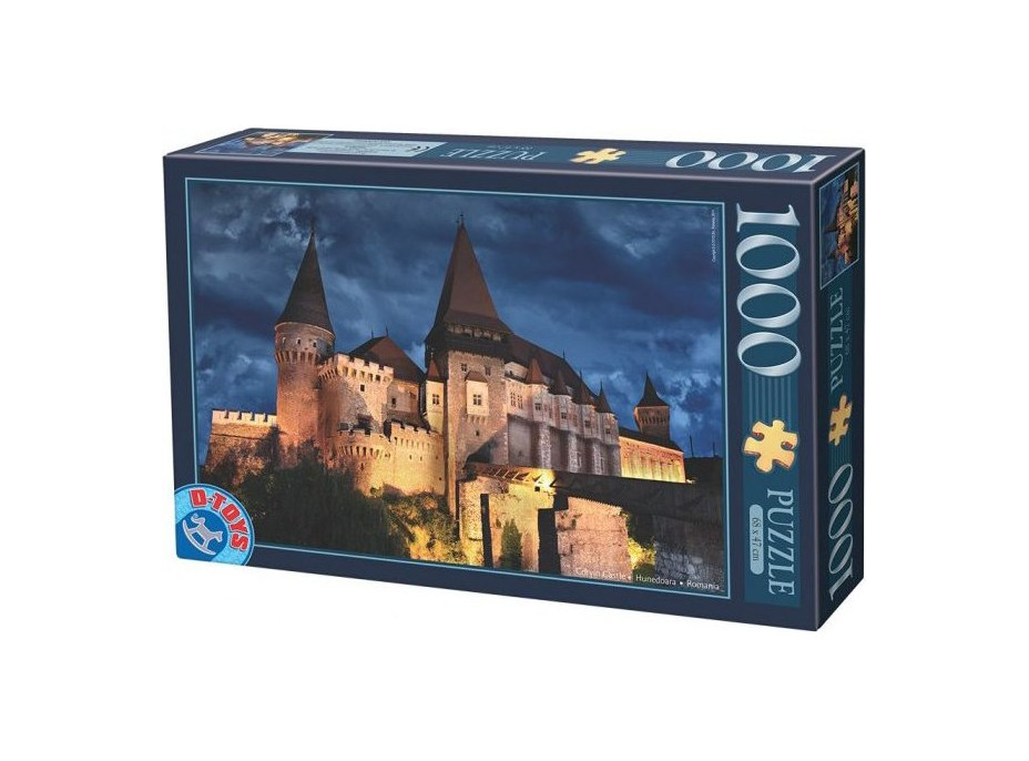 D-TOYS Puzzle Korvínův hrad v noci, Rumusko 1000 dílků