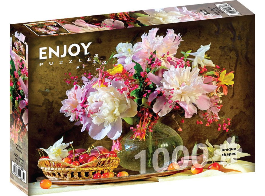 ENJOY Puzzle Krása pivoněk 1000 dílků
