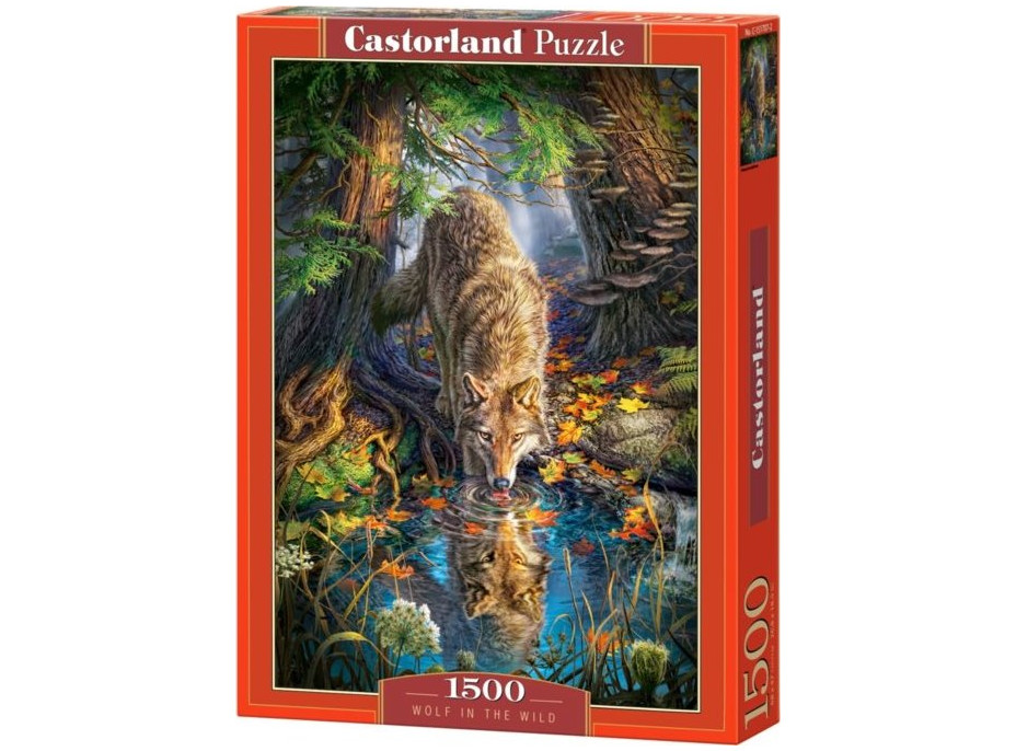 CASTORLAND Puzzle Pijící vlk 1500 dílků