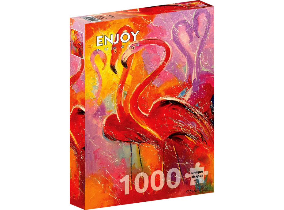 ENJOY Puzzle Plameňák 1000 dílků