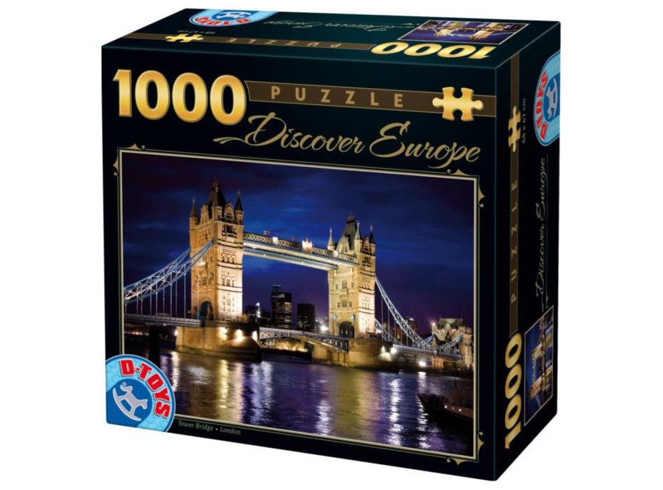 D-TOYS Puzzle Tower Bridge, Londýn 1000 dílků