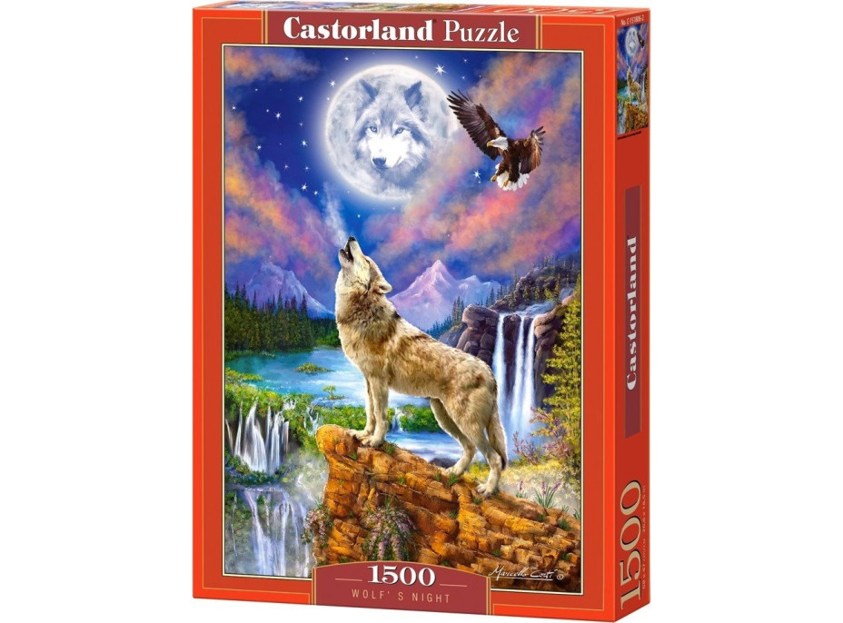 CASTORLAND Puzzle Vlčí noc 1500 dílků