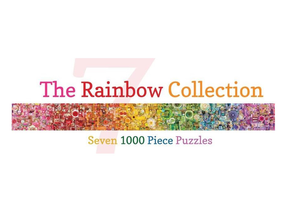 COBBLE HILL Puzzle Barvy duhy: Růžová 1000 dílků