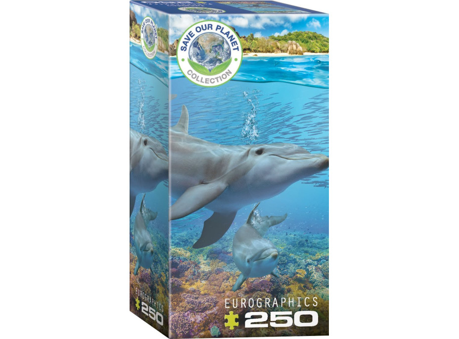 EUROGRAPHICS Puzzle Save Our Planet: Delfíni XL 250 dílků
