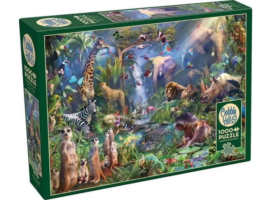COBBLE HILL Puzzle Džungle 1000 dílků
