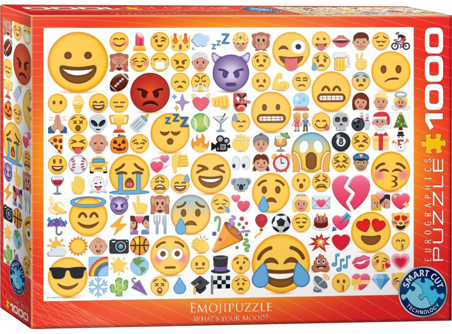 EUROGRAPHICS Puzzle Emoji: Jaká je tvá nálada? 1000 dílků