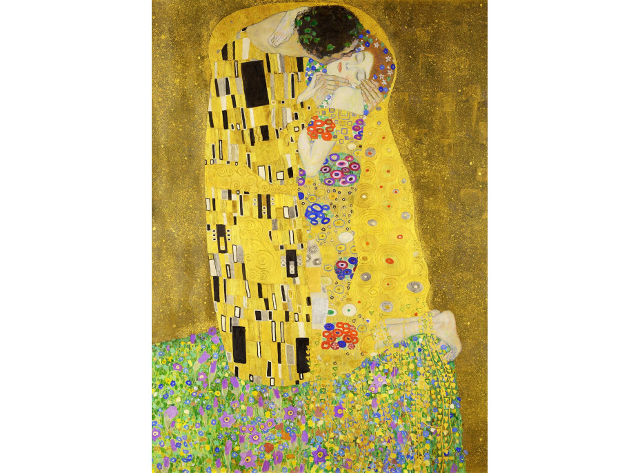 ENJOY Puzzle Gustav Klimt: Polibek 1000 dílků