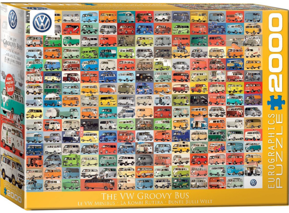 EUROGRAPHICS Puzzle VW Groovy Bus 2000 dílků
