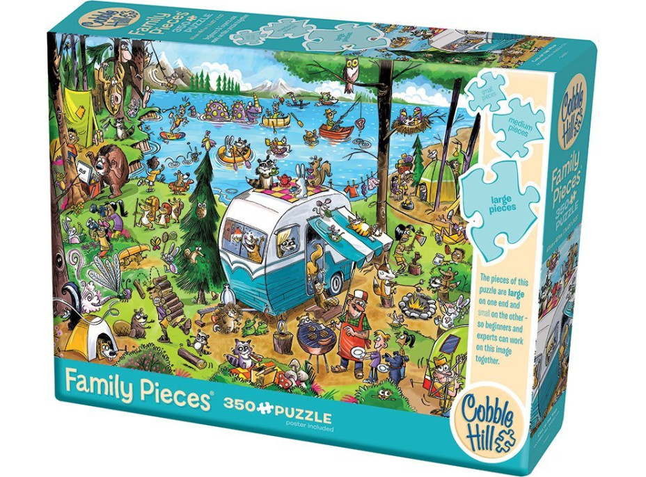 COBBLE HILL Rodinné puzzle Volání divočiny 350 dílků