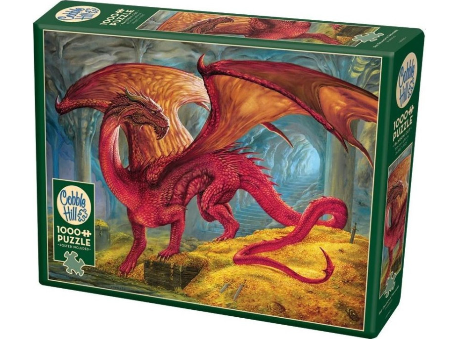 COBBLE HILL Puzzle Poklad Rudého draka 1000 dílků