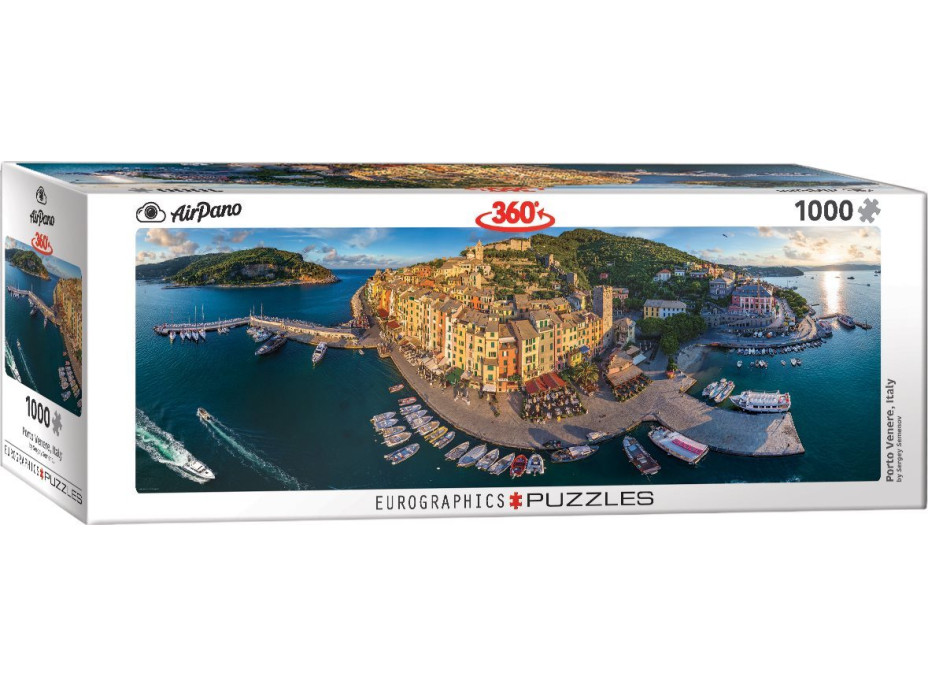 EUROGRAPHICS Panoramatické puzzle Porto Venere, Itálie 1000 dílků